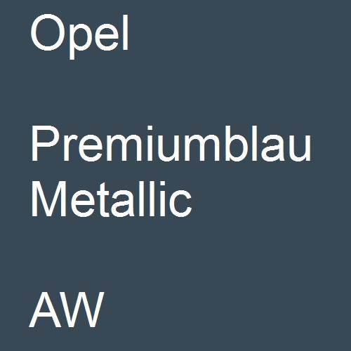 Opel, Premiumblau Metallic, AW.